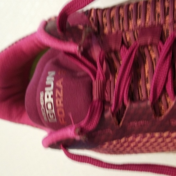 Size 11US Skechers GO RUN FORZA 3 Pink sneakers - Picture 4 of 6